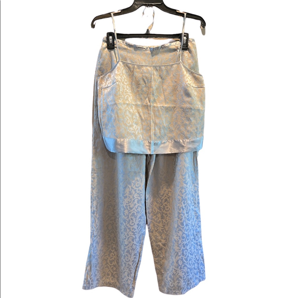Victoria Secret pajama set crop top and wide leg pants size Medium
